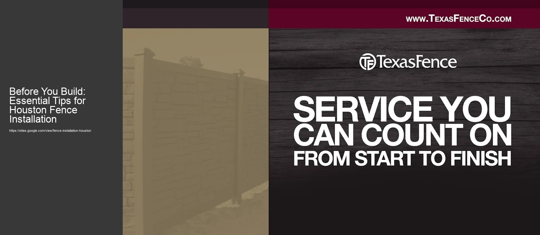 Before You Build: Essential Tips for Houston Fence Installation