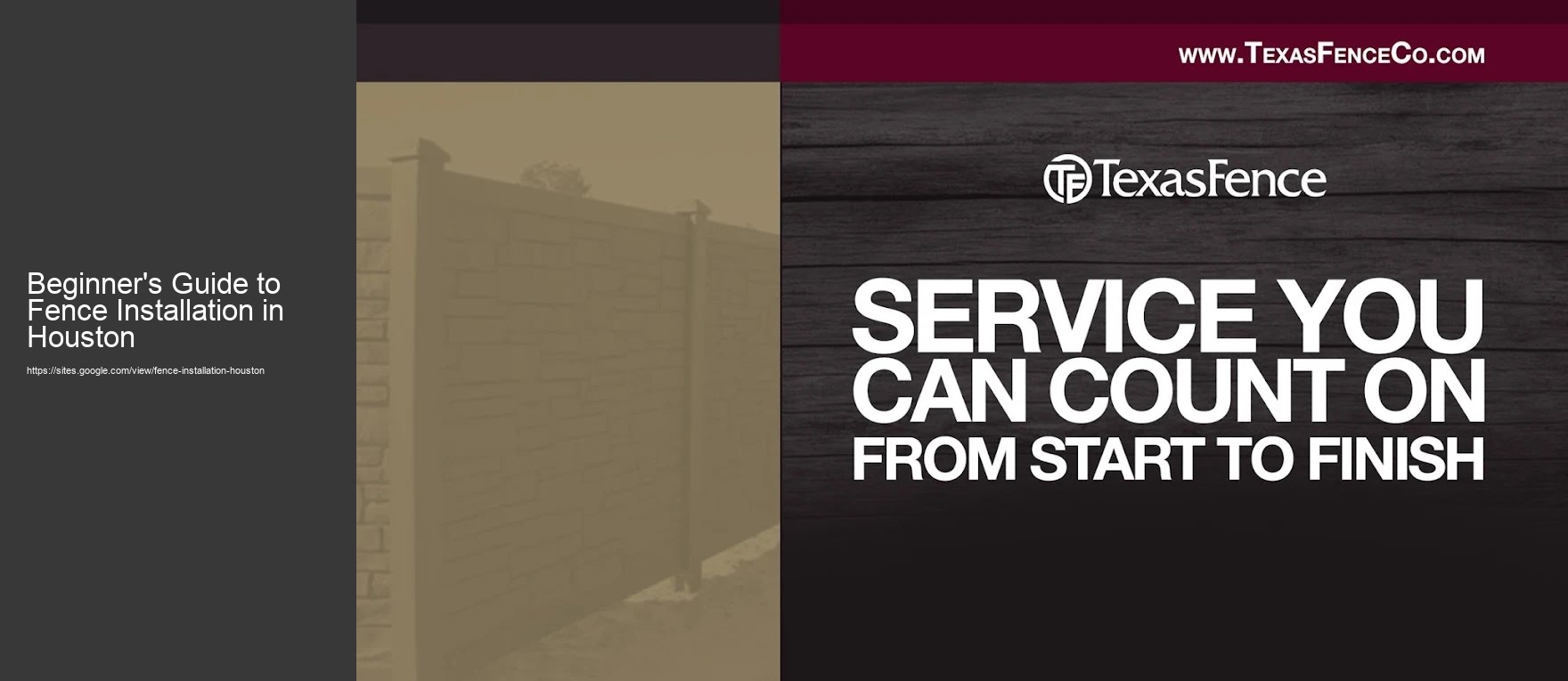 Beginner's Guide to Fence Installation in Houston
