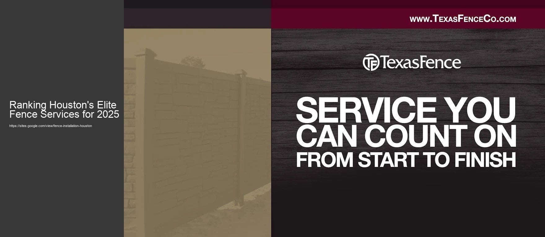 Ranking Houston's Elite Fence Services for 2025